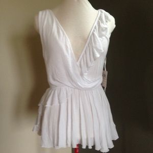 Free People White Summer Top